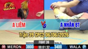 Trận 39 CPC2 Ngày 06/06/2026 Tại Vua Gà AZ