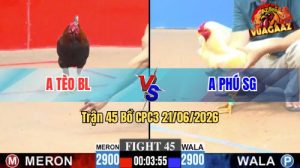 Trận 45 CPC3 21/06/2026 – Anh Tèo BL Hạ Gọn Anh Phú Sài Gòn