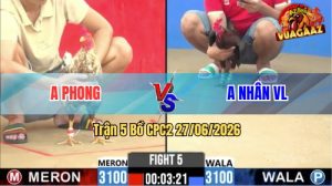Trận 5 CPC2 27/06/2026 – Gà Cú Anh Phong Đá Chân Cựa Quá Nghiệt