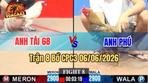 Trận 8 CPC3 Ngày 06/06/2026 Tại Vua Gà AZ