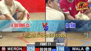 Trận 11 CPC2 07/07/2026 – Anh Dương Cầm Hoà Trước Anh Tân Quá Hay
