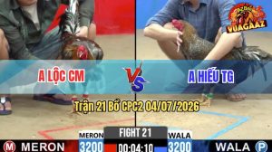 Trận 21 CPC2 04/07/2026 – Anh Lộc CM May Mắn Thắng Trong Thế Thua
