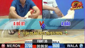 Trận 35 CPC2 20/07/2026 – Anh Đỏ BT Làm Thịt Anh Đào Nhanh Gọn