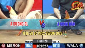 Trận 20 CPC2 25/08/2026 – Anh Khoa Râu Không Cho Đối Thủ Cơ Hội Nào
