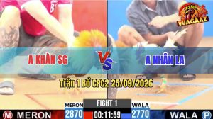Trận 1 CPC2 25/09/2026 – Gà Khét Anh Khàn Đá Cây Cựa Quá Hiểm