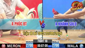 Trận 10 CPC2 22/09/2026 – Anh Phúc Bến Tre Gặp Anh Khánh Solo