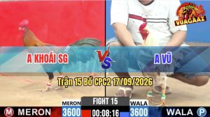 Trận 15 CPC2 17/09/2026 – Gà Bướm Anh Vũ Bươi Chà Đâm Như Cái Máy
