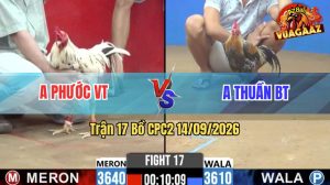 Trận 17 CPC2 14/09/2026 – Anh Phước VT Hạ Anh Thuần BT Nhanh Gọn
