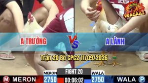 Trận 20 CPC2 11/09/2026 – Gà Úa Anh Trường Gồng Gánh Tới Phút Cuối