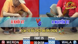 Trận 25 CPC2 08/09/2026 – Anh Nguyên Siết Mấy Chân Hạ Anh Khôi