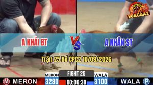 Trận 25 CPC2 10/09/2026 – Anh Khải BT Gặp Anh Nhẫn ST, Xổ 100 Triệu