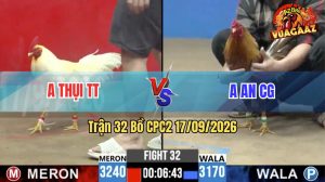 Trận 32 CPC2 17/09/2026 – Gà Anh An Đá Canh Chặn Khôn Như Người