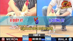 Trận 4 CPC2 22/09/2026 – Anh Quậy Hạ Anh Cường Trong Vài Chân Cựa
