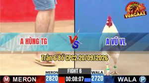 Trận 6 CPC2 20/09/2026 – Anh Hùng TG Đối Đầu Với Anh Vũ VL