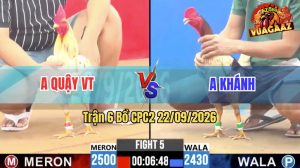 Trận 6 CPC2 22/09/2026 – Gà Anh Khánh Đi Bộ Cũng Thắng Anh Quậy