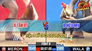 Trận 9 CPC2 24/09/2026 – Anh Tân BT Đánh Bại Anh Hữu Nhanh Gọn